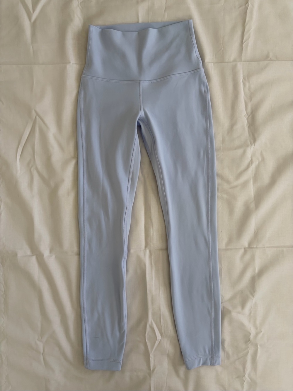 Lululemon Align High Rise Pant 25” Blue Linen Size 2